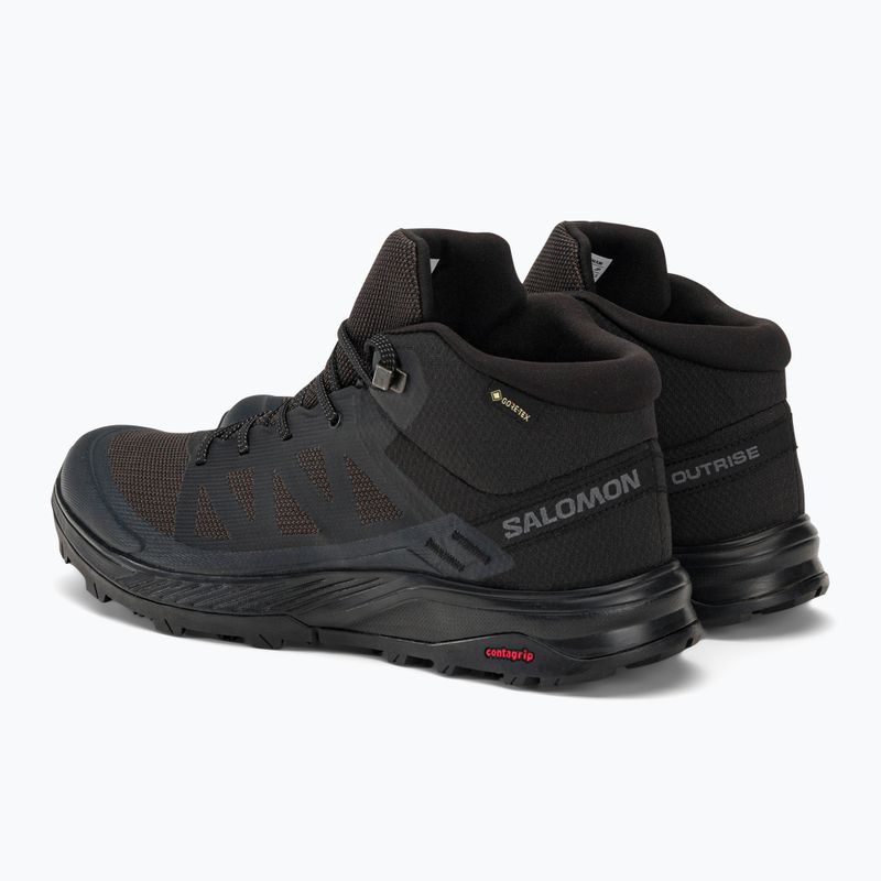 Scarpe da trekking da uomo Salomon Outrise Mid GTX nero/phantom 3