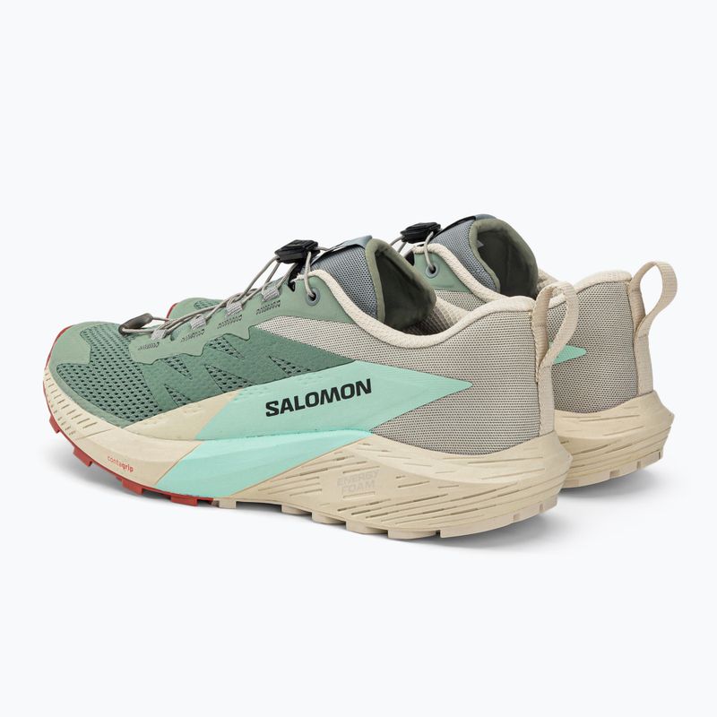 Scarpe da corsa da uomo Salomon Sense Ride 5 lily/rainy day/bleached aqua 4