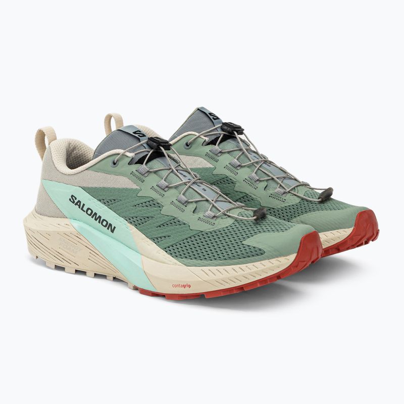 Scarpe da corsa da uomo Salomon Sense Ride 5 lily/rainy day/bleached aqua 5