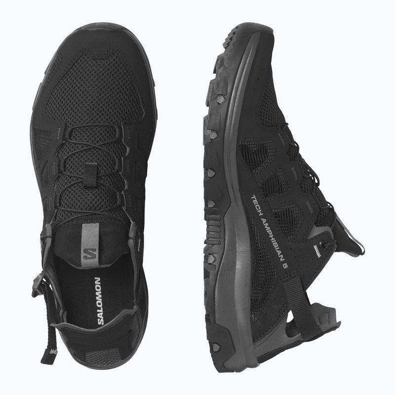 Salomon Techamphibian 5 nero/magnet/monument scarpe da acqua da uomo 15