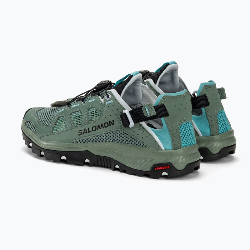 Salomon Techamphibian 5 scarpe da acqua da donna con corona d'alloro/ghiaccio artico/blu marino 5