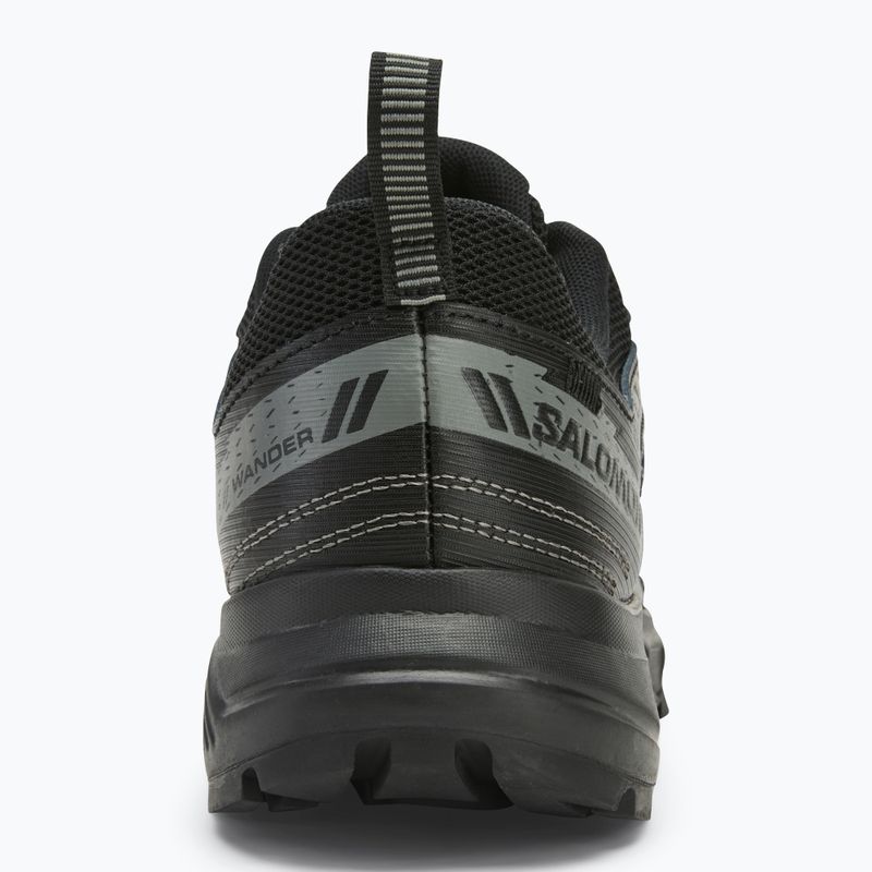 Scarpe da corsa da uomo Salomon Wander nero/bianco/grigio ghiaccio 6