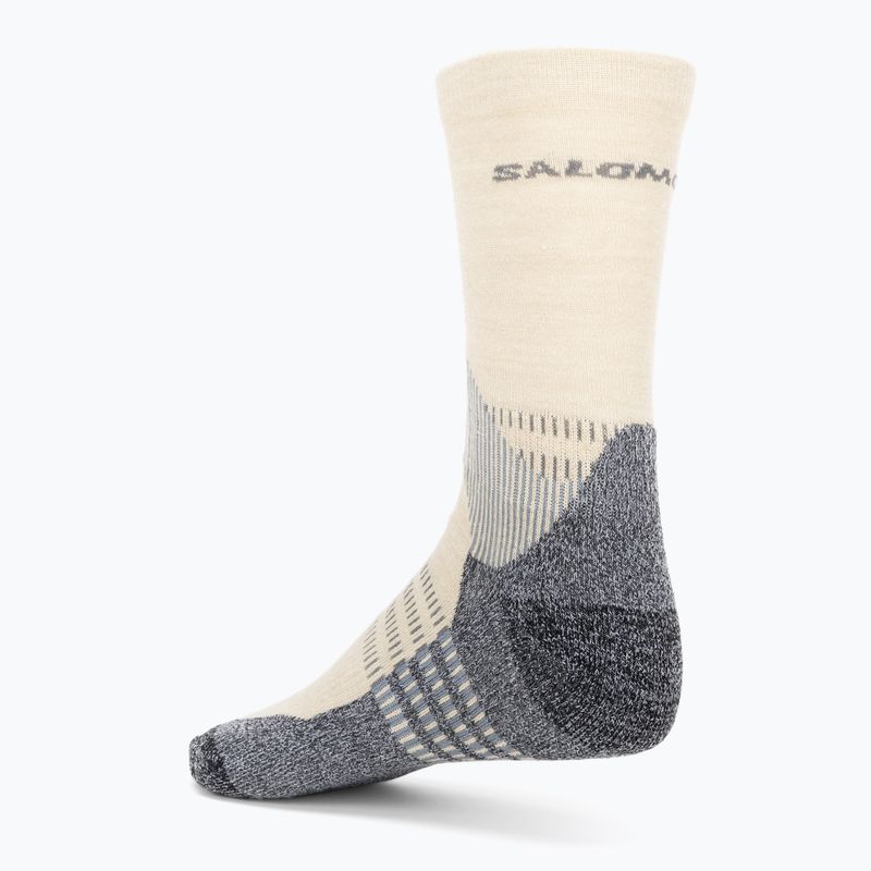 Salomon X Ultra Access Crew 2 paia di calze da trekking color ebano/giornata piovosa 2