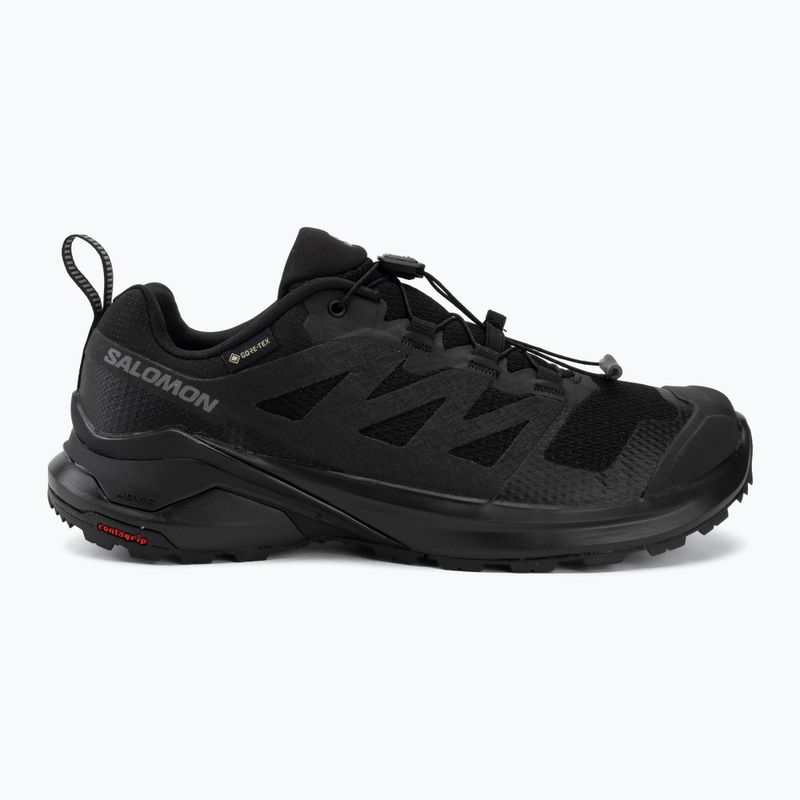 Scarpe da trekking uomo Salomon X-Adventure GTX Black/Black/Black 2