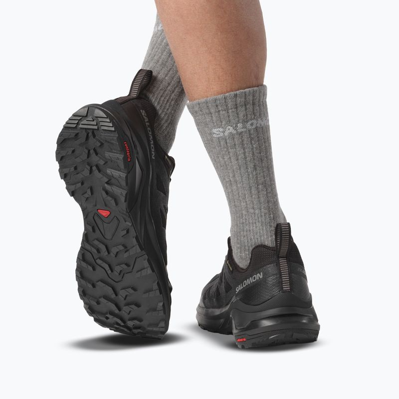 Scarpe da trekking uomo Salomon X-Adventure GTX Black/Black/Black 6