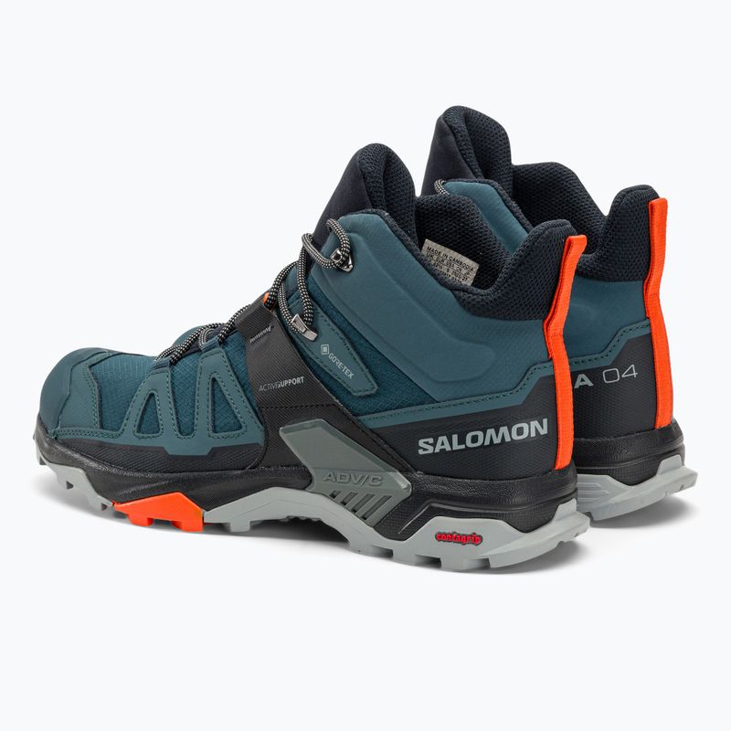 Scarpe da trekking da uomo Salomon X Ultra 4 Mid GTX stargazer/nero/s 3