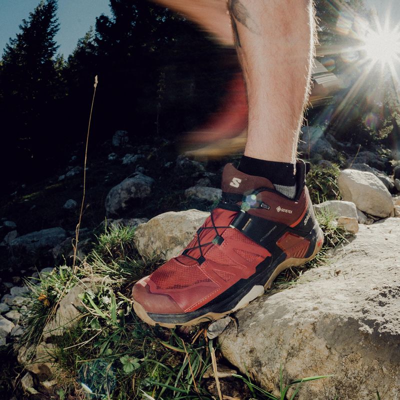 Scarponi da trekking da uomo Salomon X Ultra 4 GTX henné bruciato/nero/dul 12