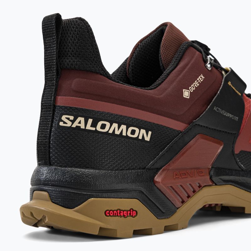 Scarponi da trekking da uomo Salomon X Ultra 4 GTX henné bruciato/nero/dul 9