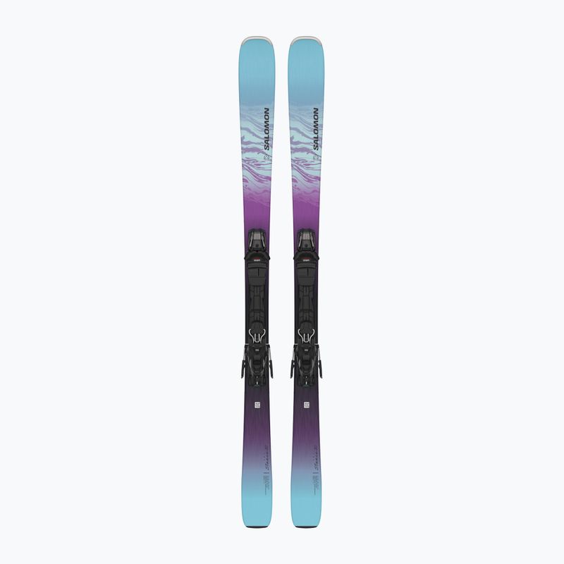 Sci da discesa da donna Salomon Stance W80 + attacchi M10 GW nero/mora/acqua sbiancata