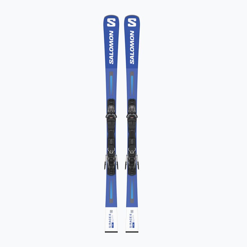 Sci da discesa Salomon S/Race 8 + attacchi M11 GW race blu/bianco 6