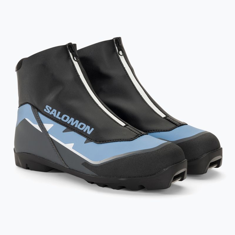Scarponi da sci di fondo da donna Salomon Vitane nero/castello/blu polvere 4