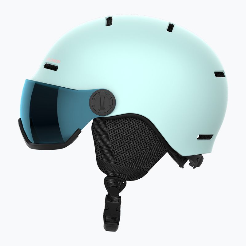 Casco da sci per bambini Salomon Orka Visor bleached aqua 2