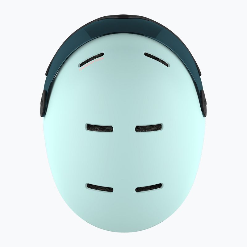 Casco da sci per bambini Salomon Orka Visor bleached aqua 4