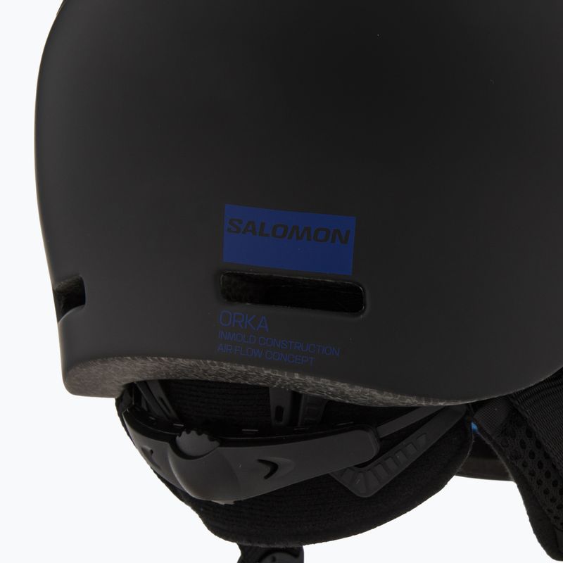 Casco da sci per bambini Salomon Orka Visor nero 8