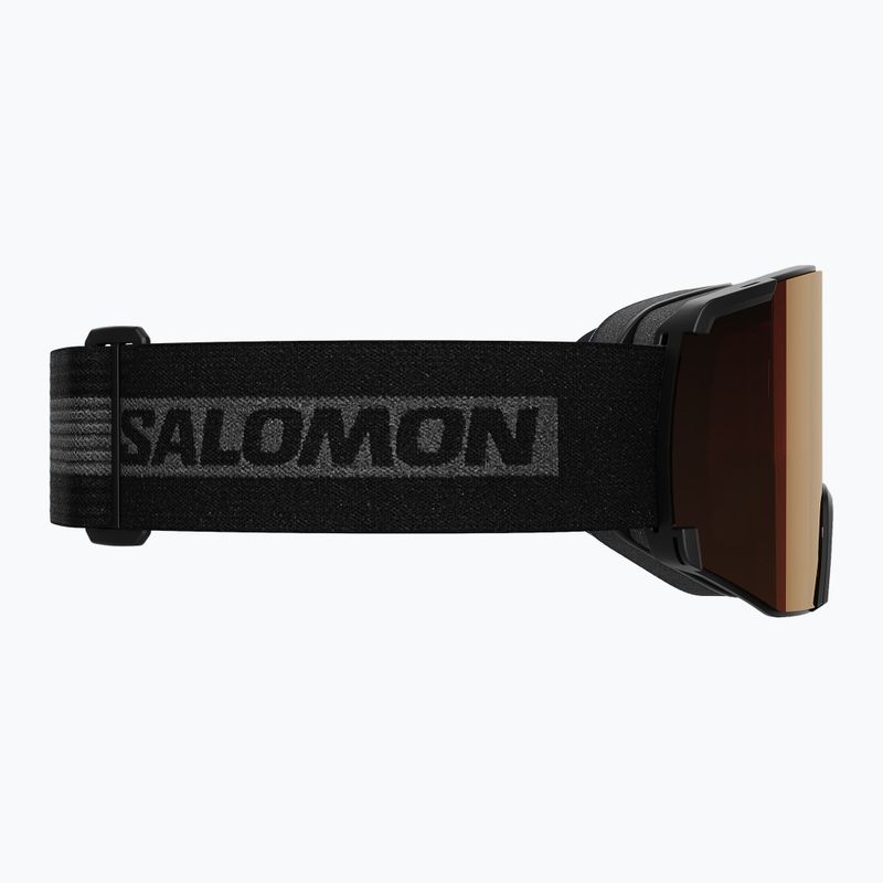 Salomon S/View Access occhiali da sci nero/flash tonic arancione 4