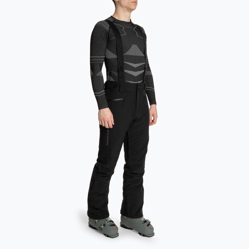 Pantaloni da sci Salomon Edge nero profondo da uomo