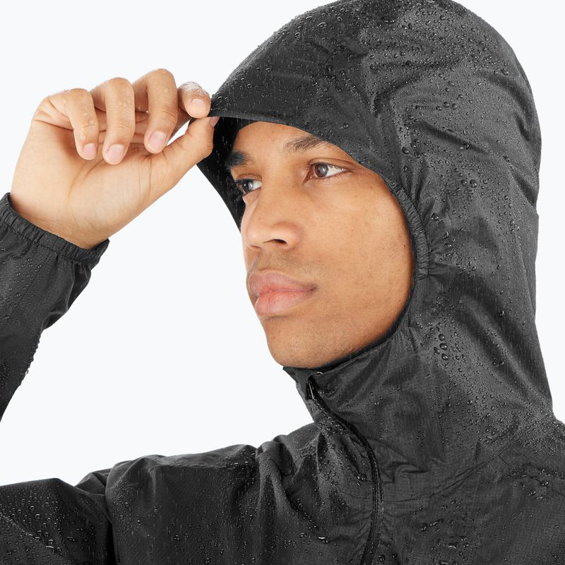 Giacca da corsa Salomon Bonatti Waterproof nero profondo da uomo 3