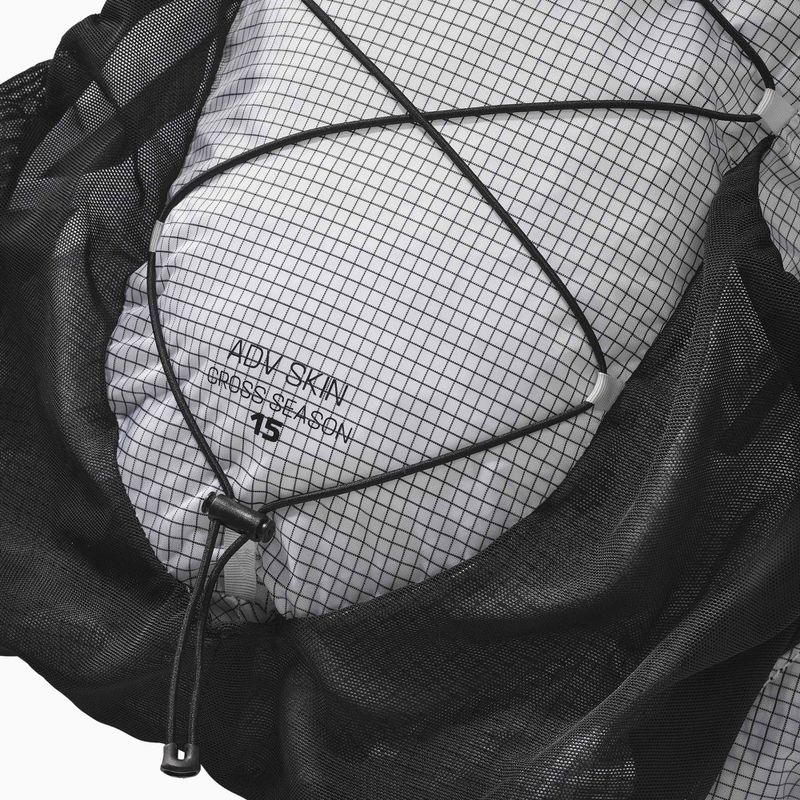 Zaino da corsa Salomon Advance Skin Cross Season Race 15 l white/black 4