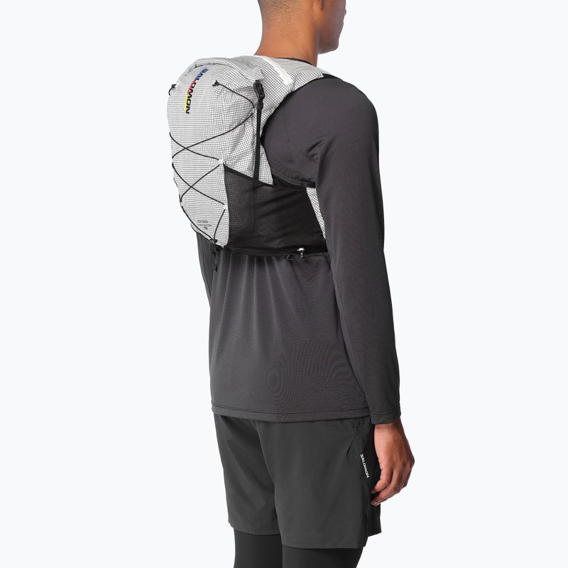 Zaino da corsa Salomon Advance Skin Cross Season Race 15 l white/black 7