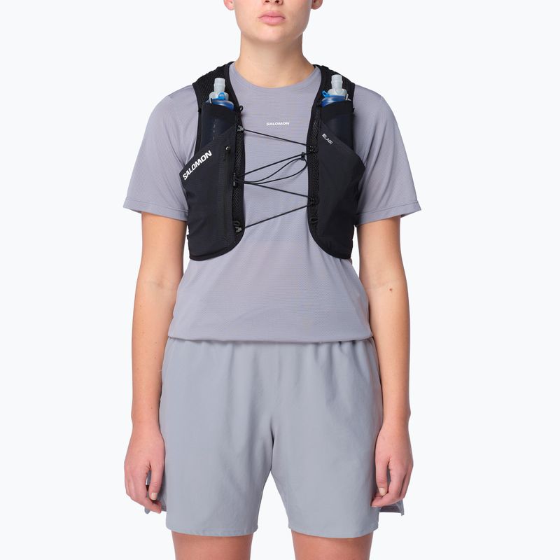 Gilet da corsa Salomon S/Lab Pulsar with 3 Flasks black/white 6