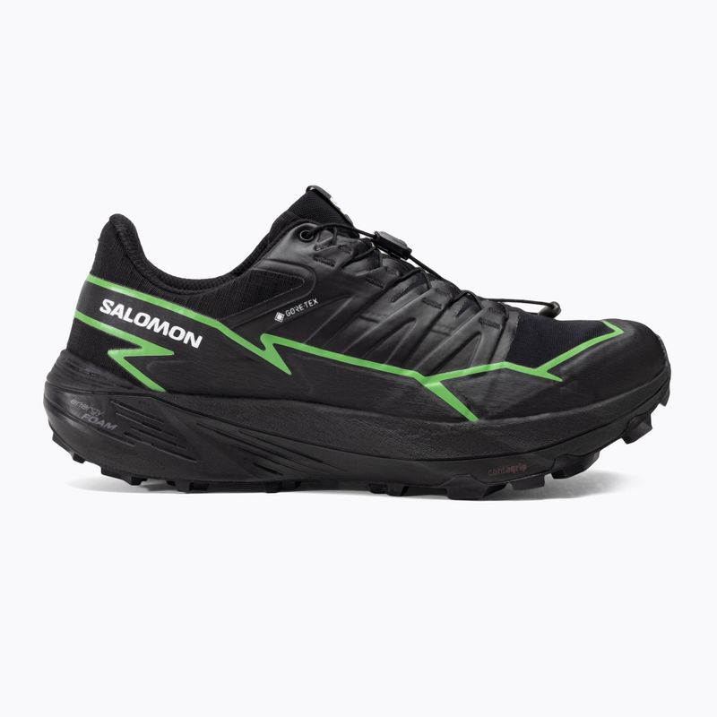 Salomon Thundercross GTX scarpe da corsa da uomo nero/geco verde/nero 4