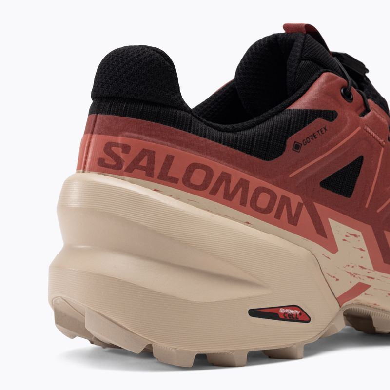 Scarpe da corsa da donna Salomon Speedcross 6 GTX nero/cow hide/faded rose 12