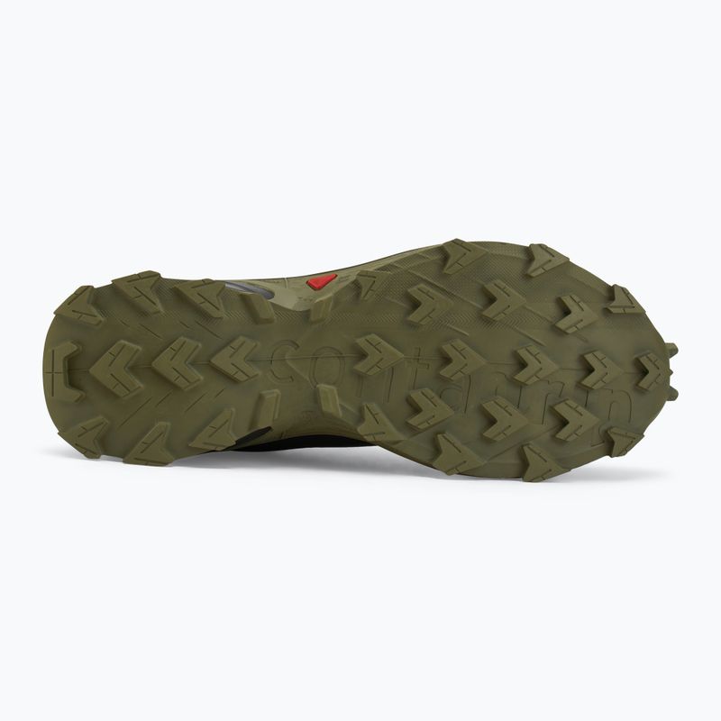 Scarpe da corsa da uomo Salomon Alphacross 5 GTX oliva notte/nero 4