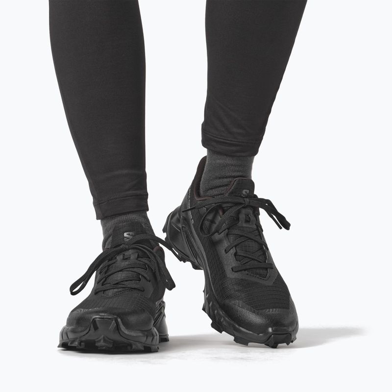 Scarpe da corsa da donna Salomon Alphacross 5 nero/nero/ebano 8