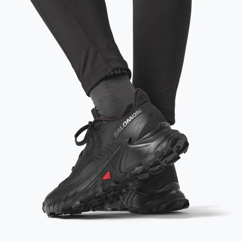 Scarpe da corsa da donna Salomon Alphacross 5 nero/nero/ebano 9