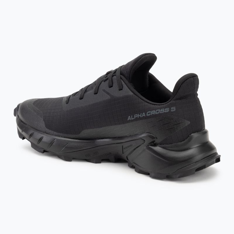 Scarpe da corsa da donna Salomon Alphacross 5 nero/nero/ebano 3