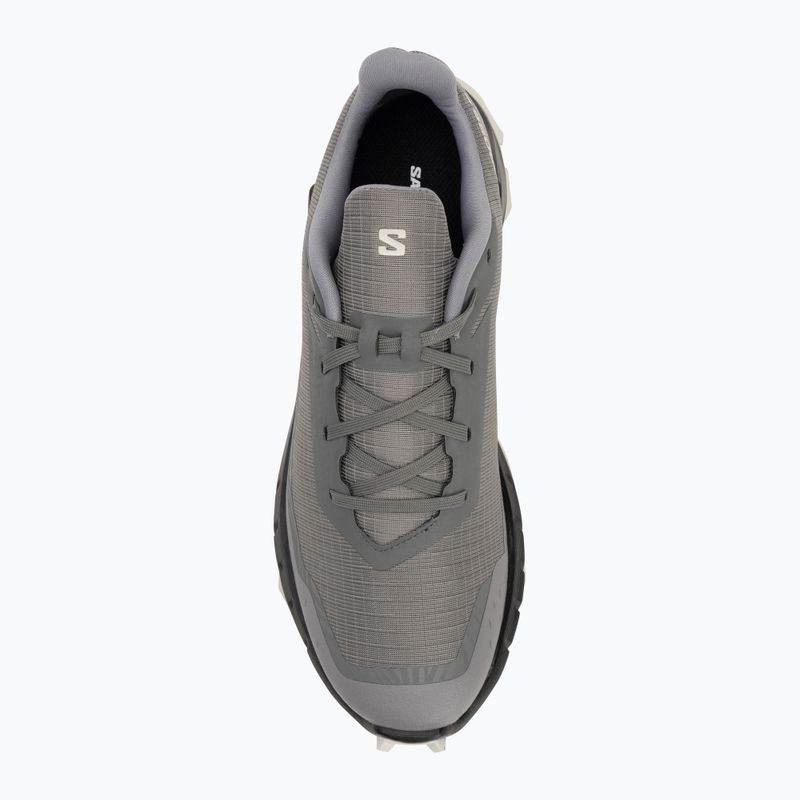 Scarpe da corsa Salomon Alphacross 5 peltro/nero/ghost da uomo 5