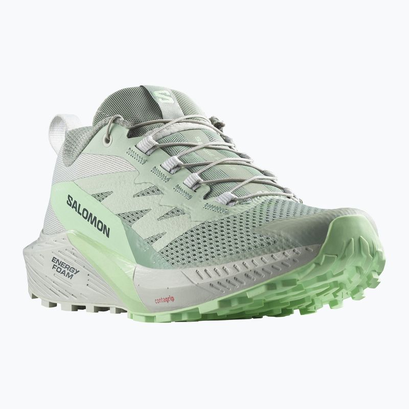 Scarpe da corsa da donna Salomon Sense Ride 5 giglio/metallo/cenere verde 8