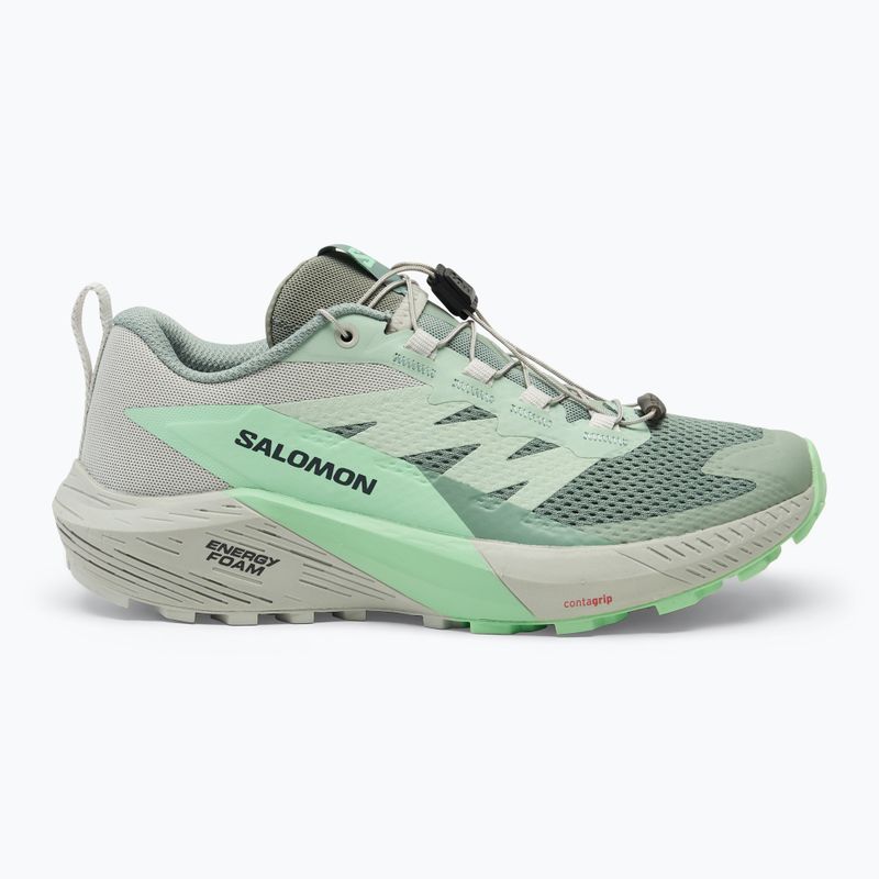 Scarpe da corsa da donna Salomon Sense Ride 5 giglio/metallo/cenere verde 2