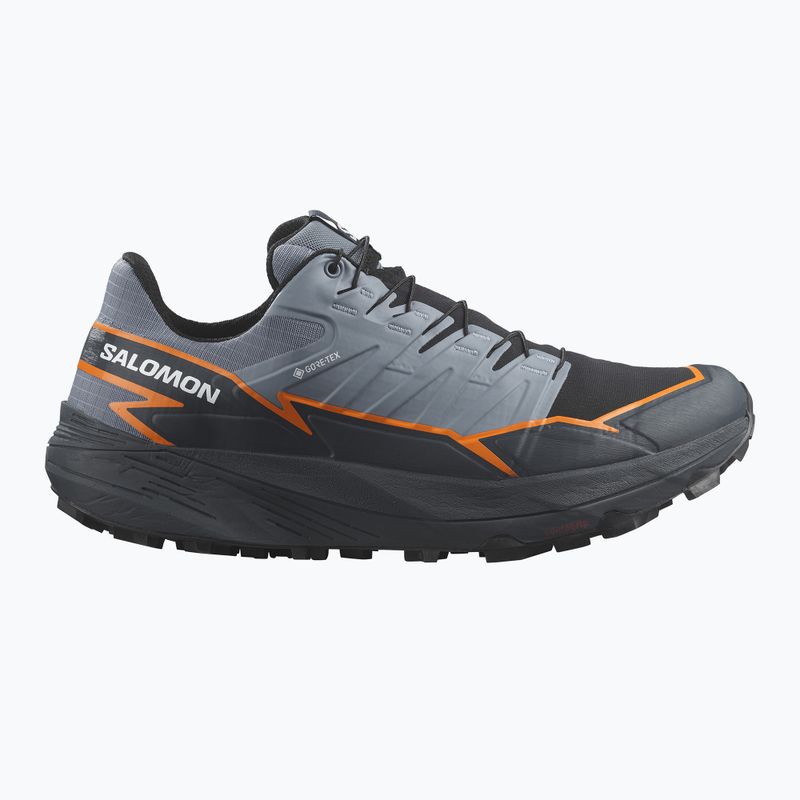 Salomon Thundercross GTX scarpe da corsa da uomo flint stone/carbonio/orange pepper 2