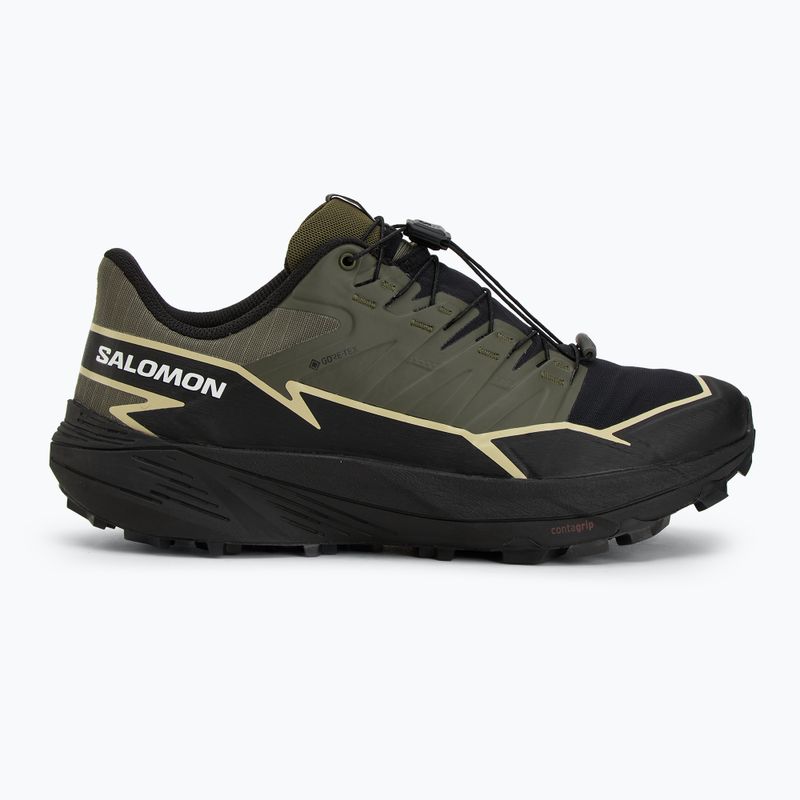 Salomon Thundercoss GTX scarpe da corsa da uomo notte d'oliva/nero/alfa 2