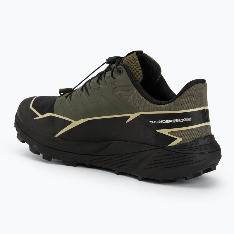 Salomon Thundercoss GTX scarpe da corsa da uomo notte d'oliva/nero/alfa 3