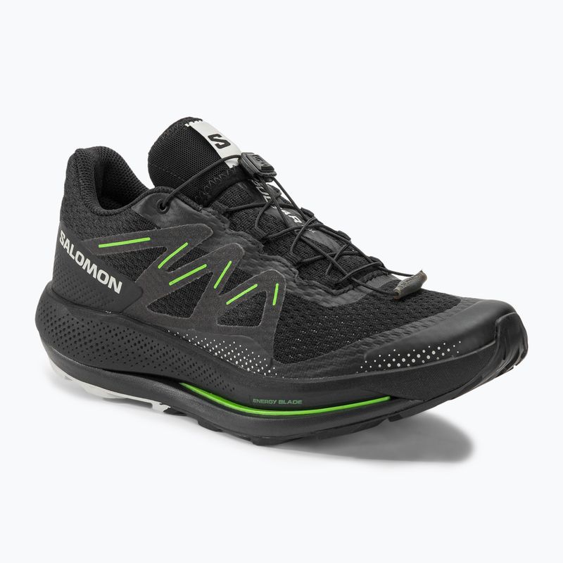 Scarpe da corsa Salomon Pulsar Trail uomo nero/geco verde