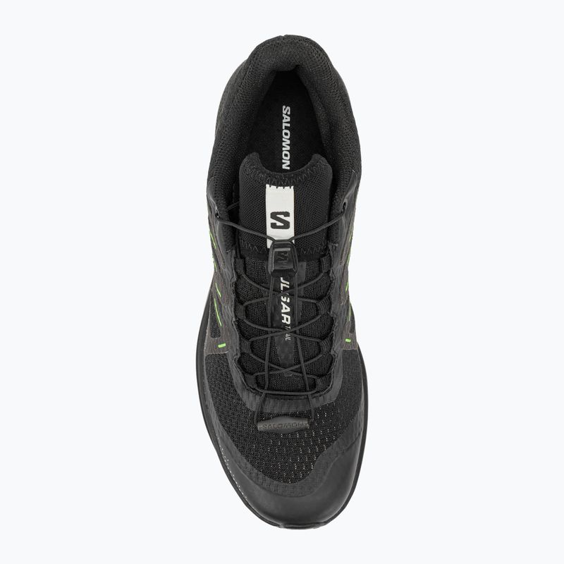 Scarpe da corsa Salomon Pulsar Trail uomo nero/geco verde 6