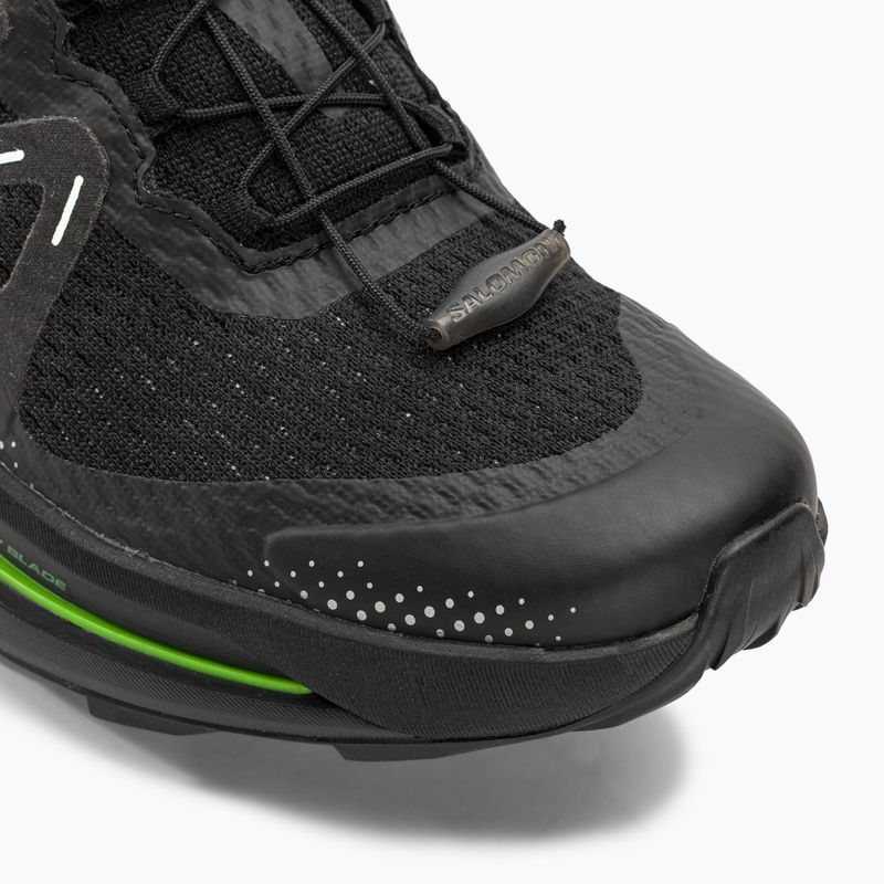 Scarpe da corsa Salomon Pulsar Trail uomo nero/geco verde 7