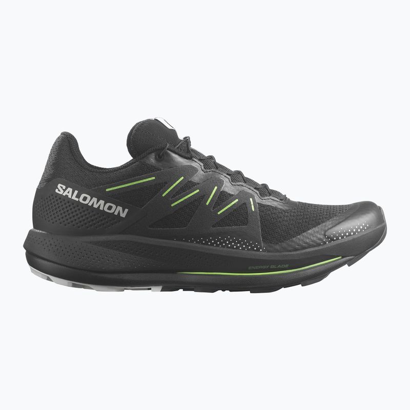 Scarpe da corsa Salomon Pulsar Trail uomo nero/geco verde 12