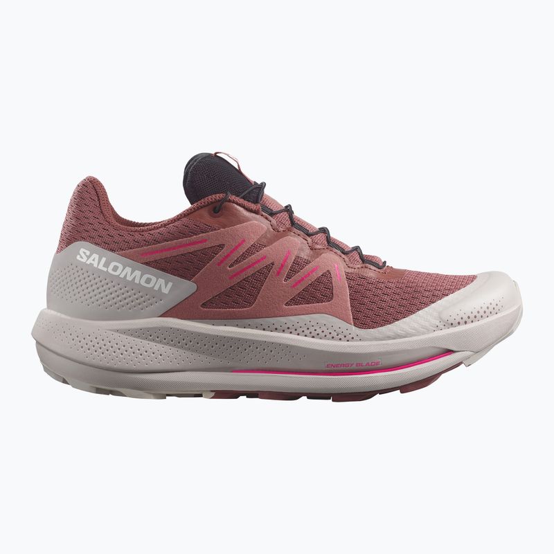 Salomon Pulsar Trail scarpe da corsa da donna pelle di mucca/sfumature di rose/rosa glo 12