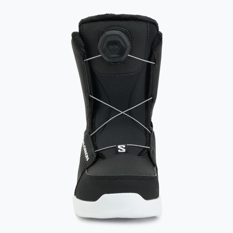 Scarponi da snowboard junior Salomon Whipstar Boa Jr black/black/white 3