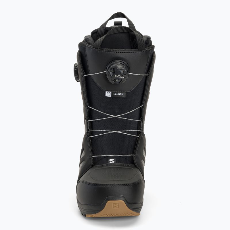 Scarponi da snowboard Salomon Launch Boa SJ Boa nero/bianco da uomo 3