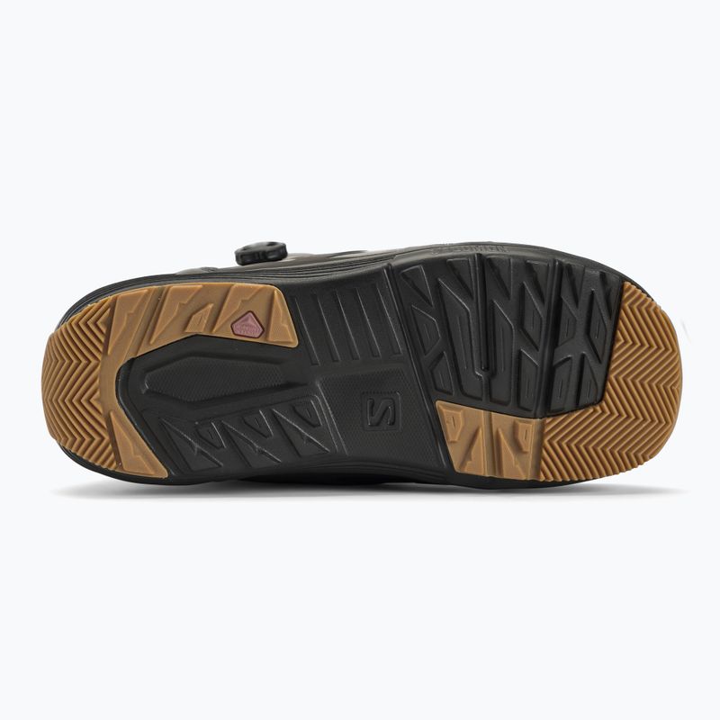 Scarponi da snowboard Salomon Launch Boa SJ Boa nero/bianco da uomo 4