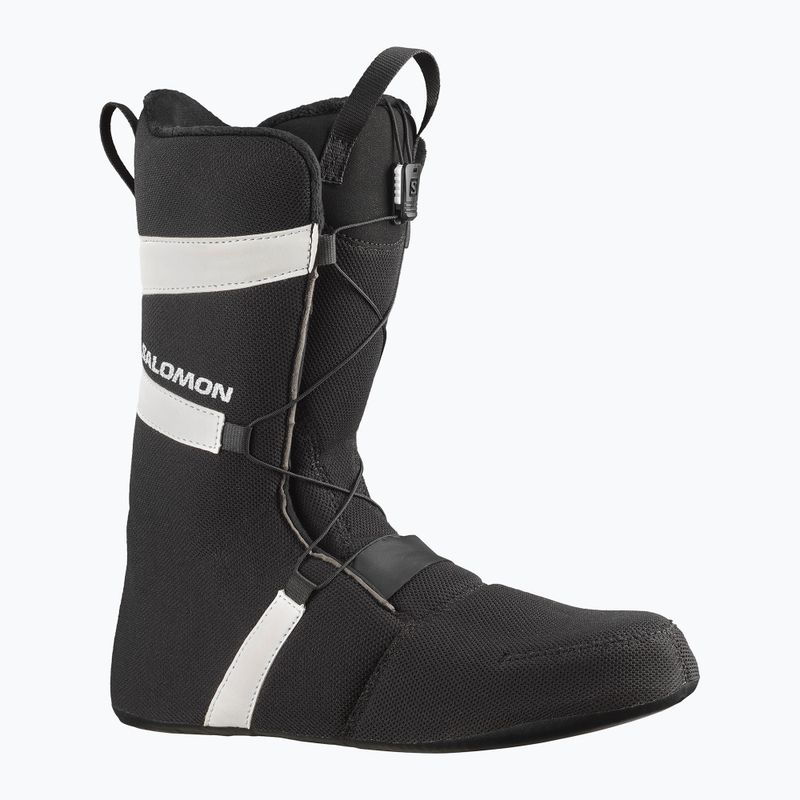 Scarponi da snowboard Salomon Launch Boa SJ Boa nero/bianco da uomo 9