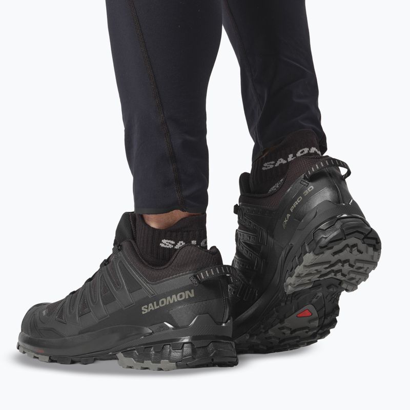 Scarpe da corsa da uomo Salomon XA Pro 3D V9 nero/fantasma/pewter 14