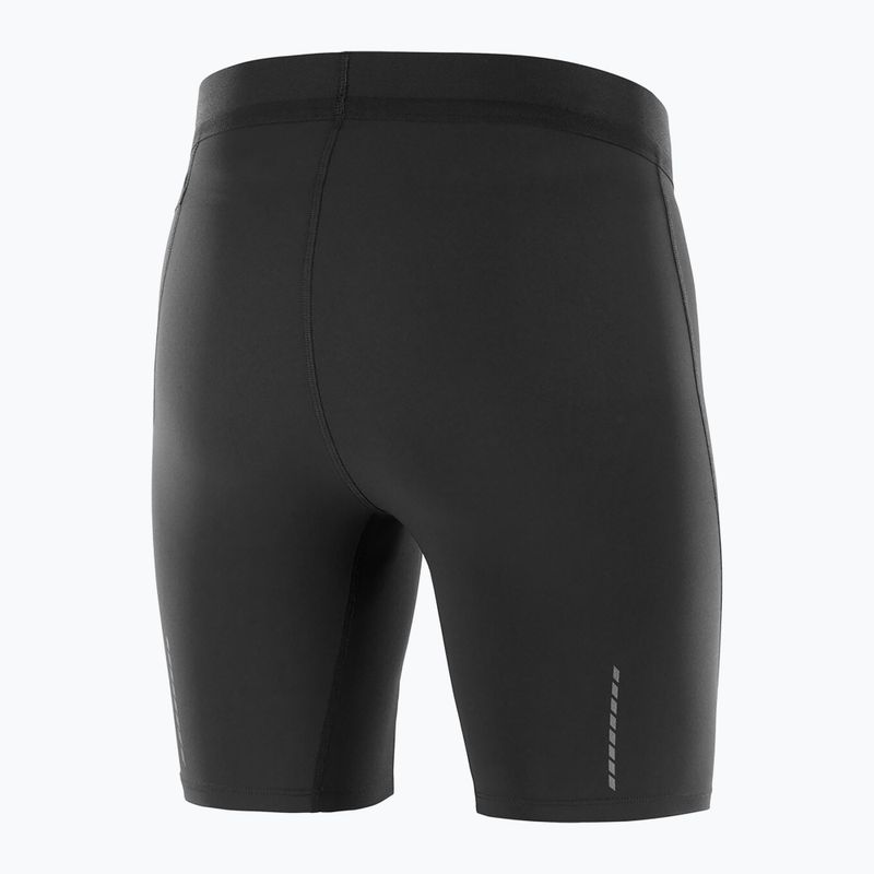 Pantaloncini da corsa Salomon Sense Aero Tights nero profondo da uomo 7