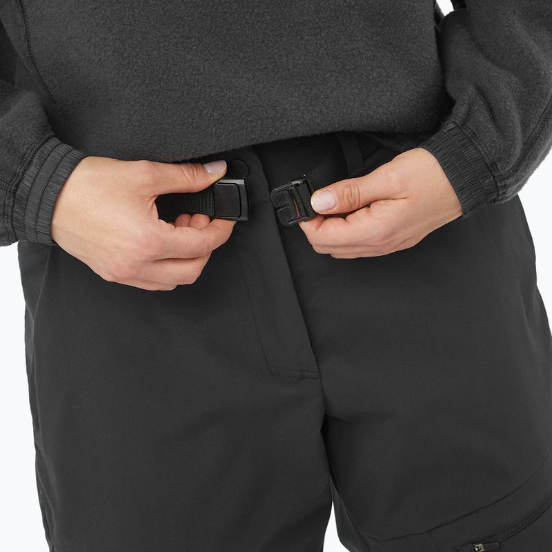 Pantaloni da trekking da donna Salomon Outerpath Utility nero profondo 5