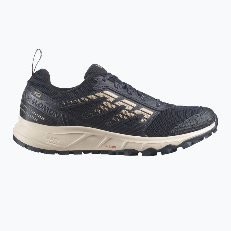 Scarpe da corsa Salomon Wander uomo carbonio/india ink/almond buff 9