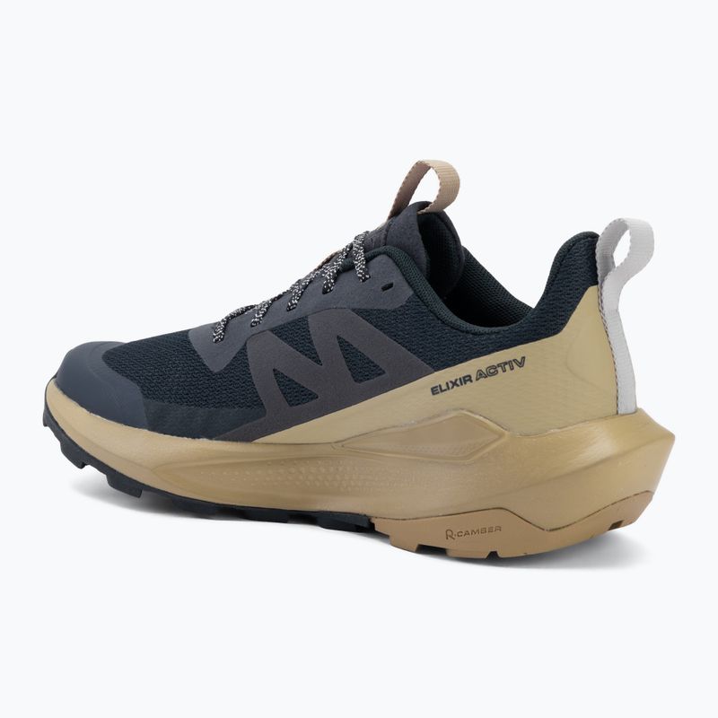 Scarpe da trekking da uomo Salomon Elixir Activ carbon/slate green/glacier 3